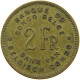 BELGIAN CONGO 2 FRANCS 1947 #s088 0759 - 1945-1951: Regentschap