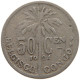 BELGIAN CONGO 50 CENTIMES 1924 #s087 0685 - 1910-1934: Albert I