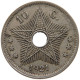 BELGIAN CONGO 10 CENTIMES 1921 #s087 0447 - 1910-1934: Albert I