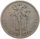 BELGIAN CONGO 1 FRANC 1928 #s086 0417 - 1910-1934: Albert I
