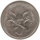 AUSTRALIA 5 CENTS 1976 #s087 0099 - 5 Cents