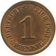 GERMANY EMPIRE 1 PFENNIG 1906 J #s083 0001 - 1 Pfennig