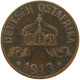 GERMANY EMPIRE 1 HELLER 1913 A OSTAFRIKA #s083 0377 - Deutsch-Ostafrika