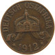 GERMANY EMPIRE 1 HELLER 1912 J OSTAFRIKA #s083 0387 - Deutsch-Ostafrika