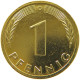 GERMANY BRD 1 PFENNIG 1991 G GOLD PALTED #s088 0511 - 1 Pfennig