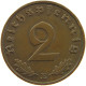 GERMANY 2 REICHSPFENNIG 1940 E #s083 0267 - 2 Reichspfennig