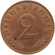 GERMANY 2 REICHSPFENNIG 1939 B #s083 0339 - 2 Reichspfennig