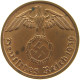 GERMANY 2 REICHSPFENNIG 1939 B #s083 0273 - 2 Reichspfennig