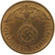 GERMANY 2 REICHSPFENNIG 1937 A #s083 0333 - 2 Reichspfennig