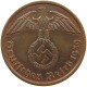 GERMANY 2 REICHSPFENNIG 1939 A #s083 0349 - 2 Reichspfennig