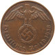 GERMANY 2 REICHSPFENNIG 1938 F #s081 0041 - 2 Reichspfennig