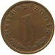 GERMANY 1 REICHSPFENNIG 1940 A OFF-CENTER #s083 0747 - 1 Reichspfennig