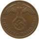 GERMANY 1 REICHSPFENNIG 1940 A OFF-CENTER #s083 0747 - 1 Reichspfennig