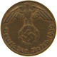 GERMANY 1 REICHSPFENNIG 1939 B #s083 0739 - 1 Reichspfennig