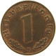 GERMANY 1 REICHSPFENNIG 1939 B #s083 0725 - 1 Reichspfennig