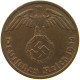 GERMANY 1 REICHSPFENNIG 1938 D #s083 0731 - 1 Reichspfennig