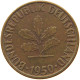 GERMANY BRD 5 PFENNIG 1950 G #s081 0059 - 5 Pfennig