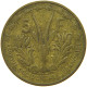 FRENCH WEST AFRICA 5 FRANCS 1956 #s088 0647 - French West Africa