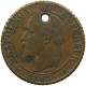 FRANCE 5 CENTIMES 1865 BB TOOLED EDGE #s086 0081 - 5 Centimes