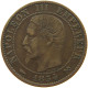 FRANCE 5 CENTIMES 1854 B #s081 0379 - 5 Centimes