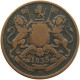 INDIA BRITISH 1/2 ANNA 1835 #s085 0085 - Inde