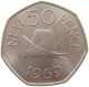 GUERNSEY 50 PENCE 1969 #s086 0359 - Guernsey