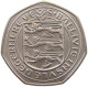 GUERNSEY 50 PENCE 1969 #s086 0359 - Guernsey