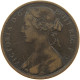 GREAT BRITAIN PENNY 1862 #s085 0043 - D. 1 Penny