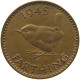 GREAT BRITAIN FARTHING 1945 #s084 0491 - B. 1 Farthing