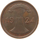 GERMANY WEIMAR 2 REICHSPFENNIG 1924 A #s081 0029 - 2 Renten- & 2 Reichspfennig