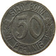 GERMANY NOTGELD 50 PFENNIG 1920 BONN #s088 0399 - Noodgeld