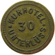 GERMANY WEIMAR 30 PFENNIG KURHOTEL UNTERLÜSS #s088 0709 - Andere & Zonder Classificatie