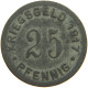 GERMANY NOTGELD 25 PFENNIG 1917 MÜNSTER #s088 0165 - Noodgeld