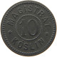 GERMANY NOTGELD 10 PFENNIG KÖSLIN #s088 0081 - Monetary/Of Necessity