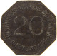 GERMANY NOTGELD 20 PFENNIG FREYUNG EISEN #s088 0331 - Noodgeld