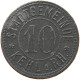 GERMANY NOTGELD 10 PFENNIG KEHL AM RHEIN #s081 0155 - Noodgeld