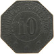 GERMANY NOTGELD 10 PFENNIG STEINFELS HEINRICH KNAB #s088 0137 - Monetary/Of Necessity