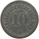 GERMANY NOTGELD 10 PFENNIG 1917 DARMSTADT #s081 0129 - Monétaires/De Nécessité