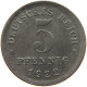 GERMANY EMPIRE 5 PFENNIG 1922 E #s088 0217 - 5 Pfennig