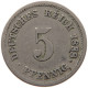 GERMANY EMPIRE 5 PFENNIG 1888 G #s081 0275 - 5 Pfennig