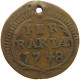 PAPAL STATES QUATTRINO 1748 FERRARA #s083 0245 - Vatican