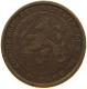 NETHERALNDS 1/2 CENTS 1906 #s084 0097 - 0.5 Centavos