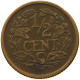 NETHERALNDS 1/2 CENT 1936 #s084 0101 - 0.5 Cent