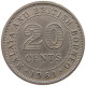 MALAYA 20 CENTS 1956 #s087 0637 - Malaysie