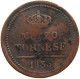 ITALY STATES NAPLES SICILY 1/2 TORNESE 1835 #s081 0561 - Naples & Sicile