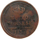ITALY STATES NAPLES SICILY 1/2 TORNESE 1835 #s081 0561 - Neapel & Sizilien