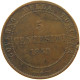 ITALY STATES 5 CENTESIMI 1859 TUSCANY #s081 0697 - Toscana