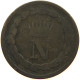 ITALY STATES 10 CENTESIMI 1813 M NAPOLEON I. #s083 0705 - Napoleonische