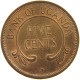 UGANDA 5 CENTS 1966 #s083 0239 - Ouganda