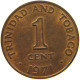 TRINIDAD AND TOBAGO 1 CENT 1971 #s083 0703 - Trinité & Tobago